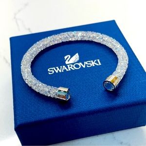 Swarovski Crystal Dust Cuff
Bracelet, White Crystal